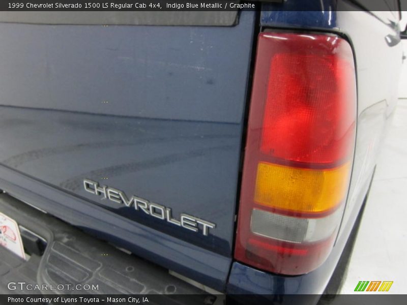 Indigo Blue Metallic / Graphite 1999 Chevrolet Silverado 1500 LS Regular Cab 4x4
