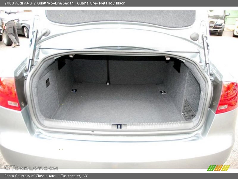 Quartz Grey Metallic / Black 2008 Audi A4 3.2 Quattro S-Line Sedan