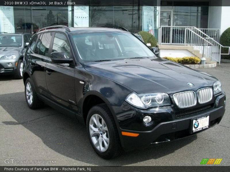 Jet Black / Black 2010 BMW X3 xDrive30i