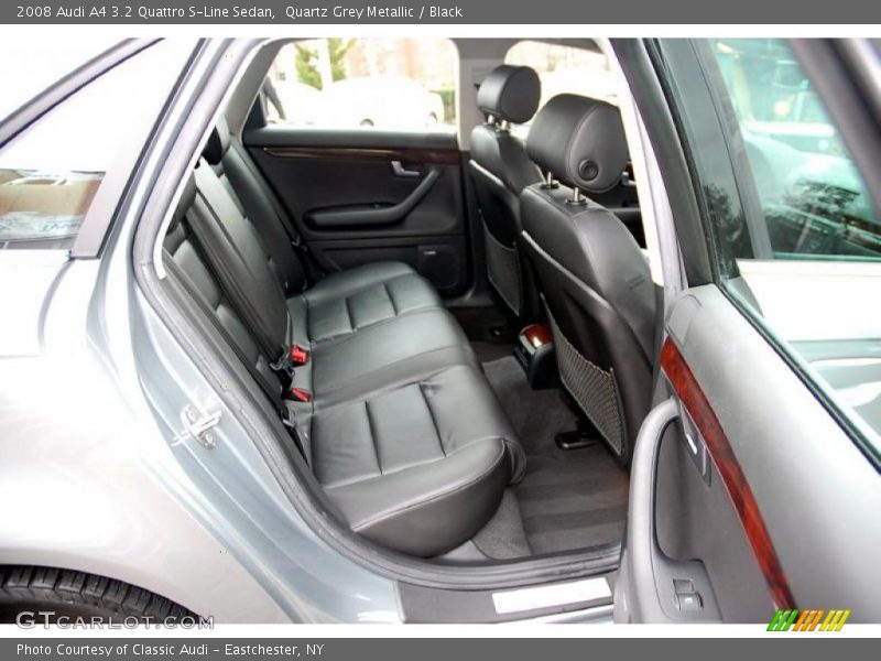 Quartz Grey Metallic / Black 2008 Audi A4 3.2 Quattro S-Line Sedan