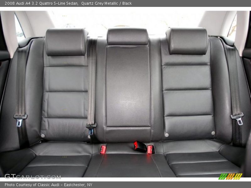 Quartz Grey Metallic / Black 2008 Audi A4 3.2 Quattro S-Line Sedan
