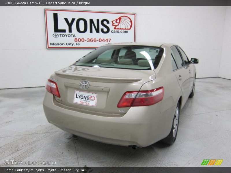 Desert Sand Mica / Bisque 2008 Toyota Camry LE