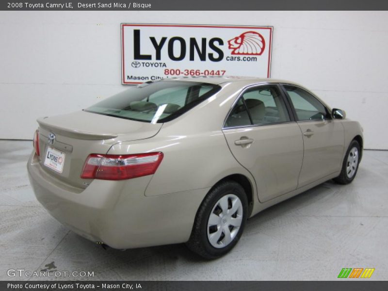 Desert Sand Mica / Bisque 2008 Toyota Camry LE