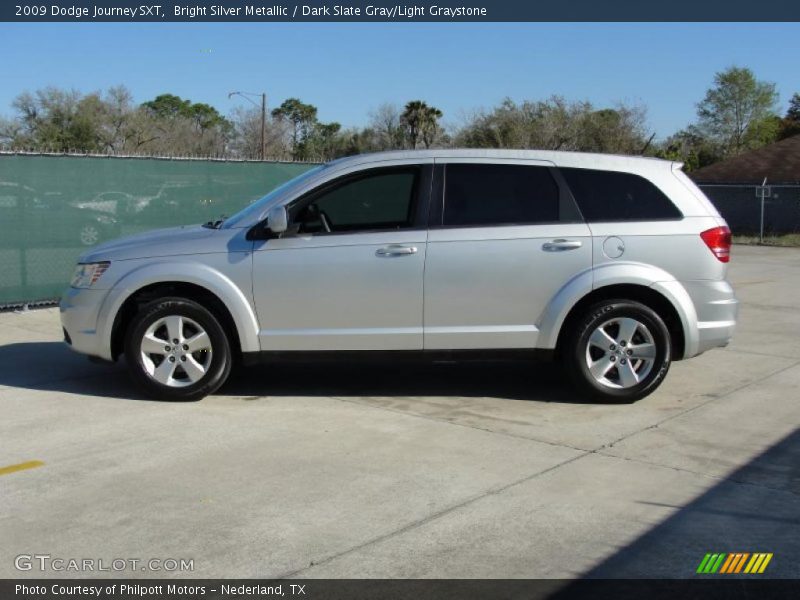 Bright Silver Metallic / Dark Slate Gray/Light Graystone 2009 Dodge Journey SXT
