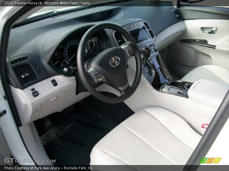  2010 Venza I4 Ivory Interior