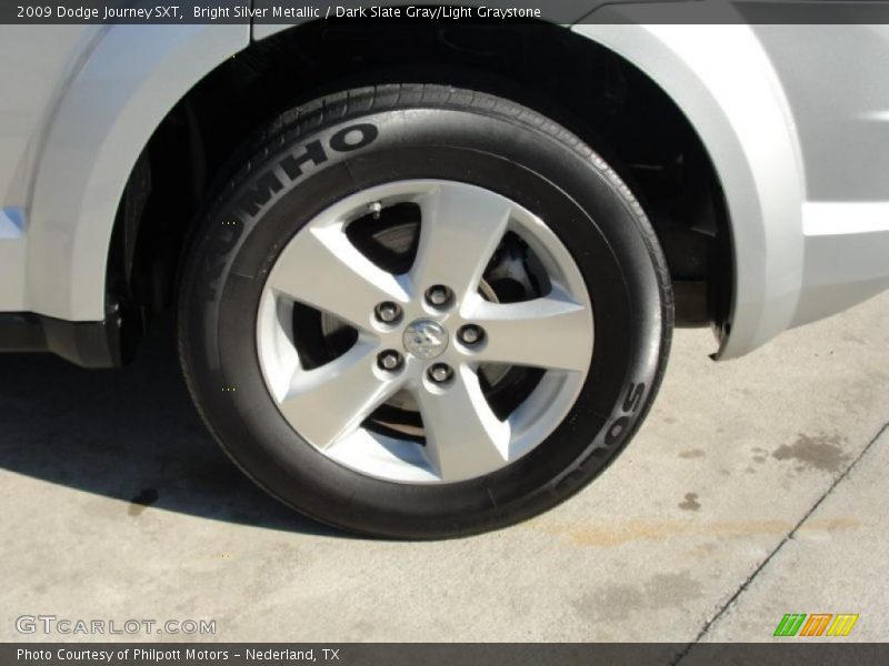 Bright Silver Metallic / Dark Slate Gray/Light Graystone 2009 Dodge Journey SXT