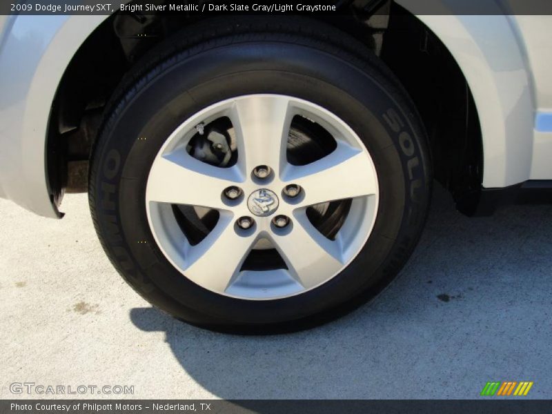 Bright Silver Metallic / Dark Slate Gray/Light Graystone 2009 Dodge Journey SXT