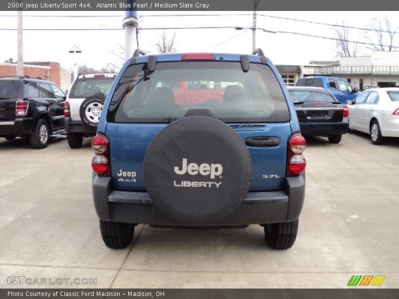 Atlantic Blue Pearl / Medium Slate Gray 2006 Jeep Liberty Sport 4x4