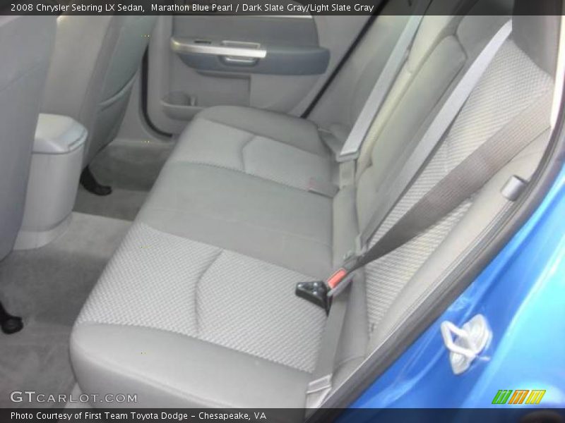 Marathon Blue Pearl / Dark Slate Gray/Light Slate Gray 2008 Chrysler Sebring LX Sedan