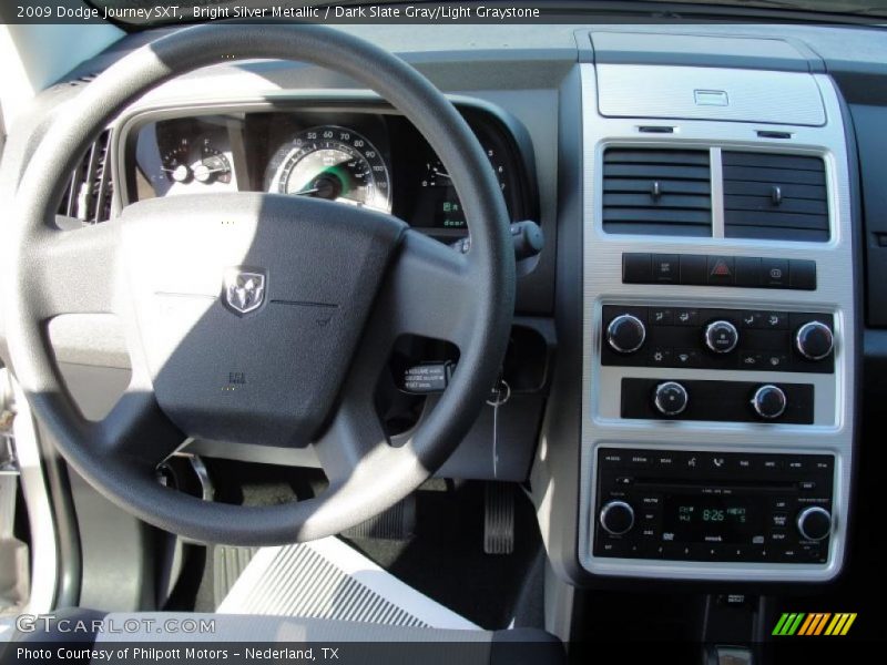 Bright Silver Metallic / Dark Slate Gray/Light Graystone 2009 Dodge Journey SXT