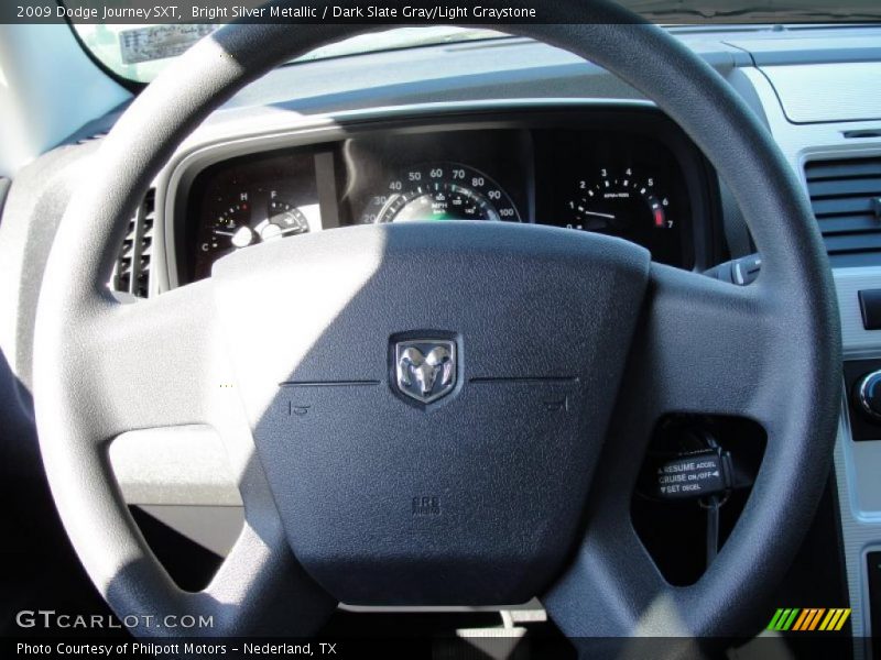 Bright Silver Metallic / Dark Slate Gray/Light Graystone 2009 Dodge Journey SXT