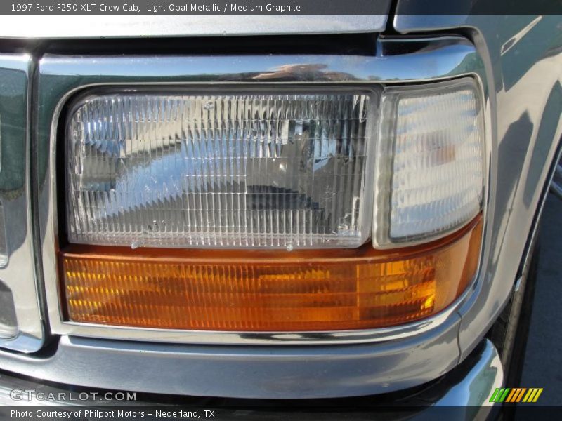 Light Opal Metallic / Medium Graphite 1997 Ford F250 XLT Crew Cab