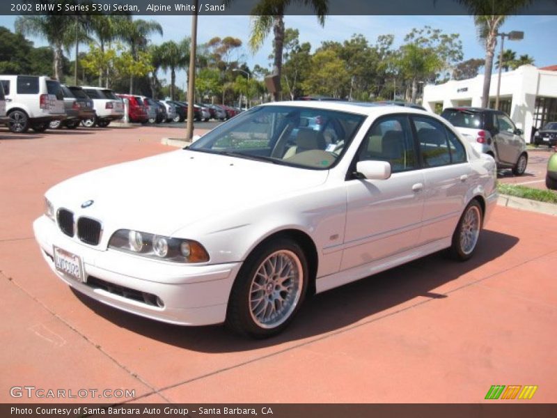 Alpine White / Sand 2002 BMW 5 Series 530i Sedan