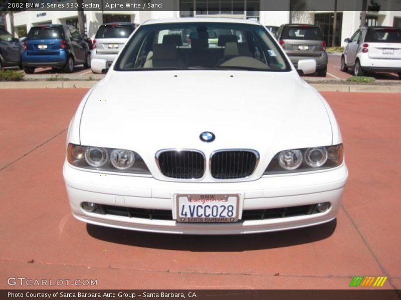 Alpine White / Sand 2002 BMW 5 Series 530i Sedan