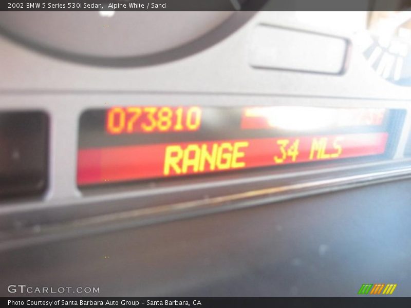 Alpine White / Sand 2002 BMW 5 Series 530i Sedan