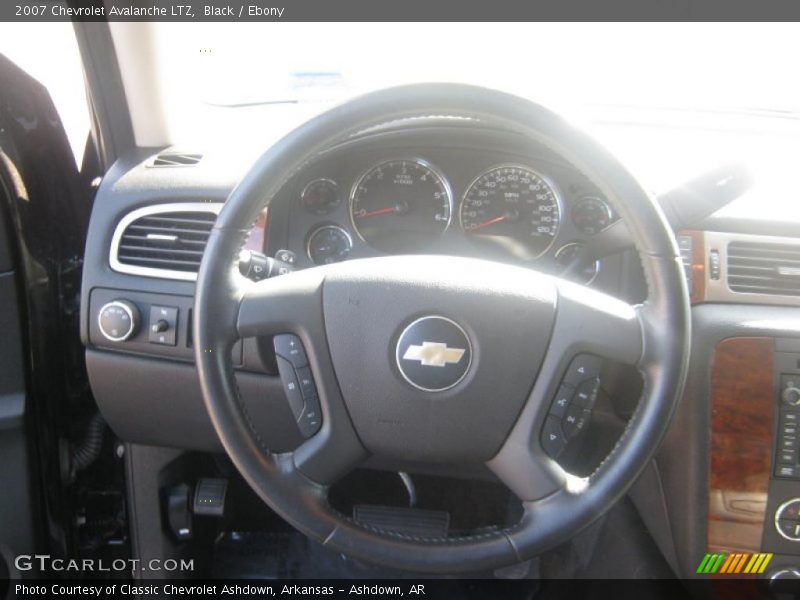 Black / Ebony 2007 Chevrolet Avalanche LTZ