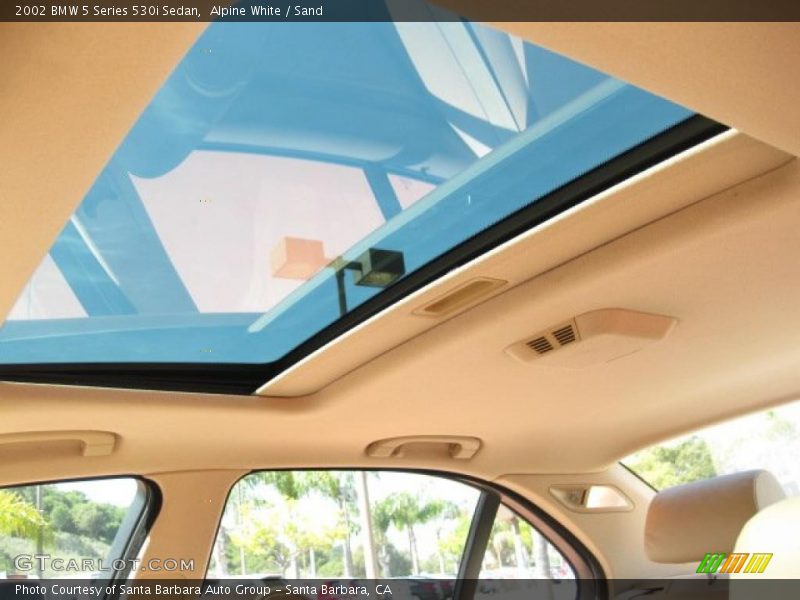 Alpine White / Sand 2002 BMW 5 Series 530i Sedan