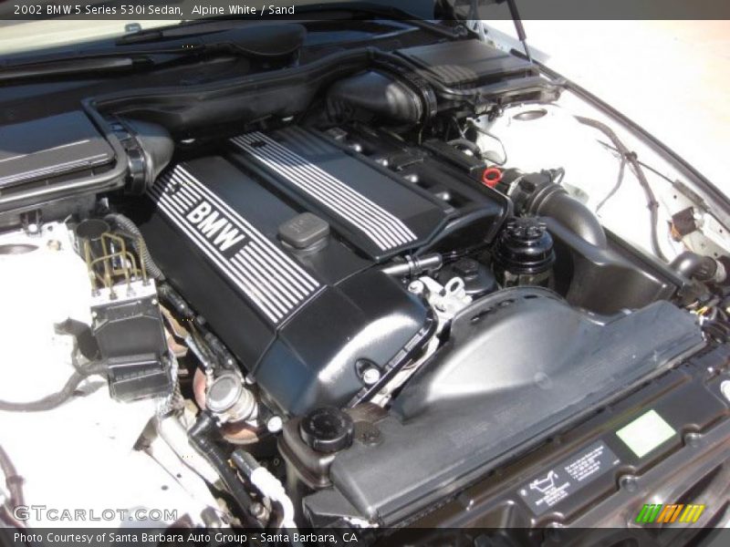 Alpine White / Sand 2002 BMW 5 Series 530i Sedan