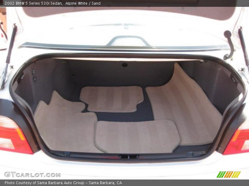 Alpine White / Sand 2002 BMW 5 Series 530i Sedan