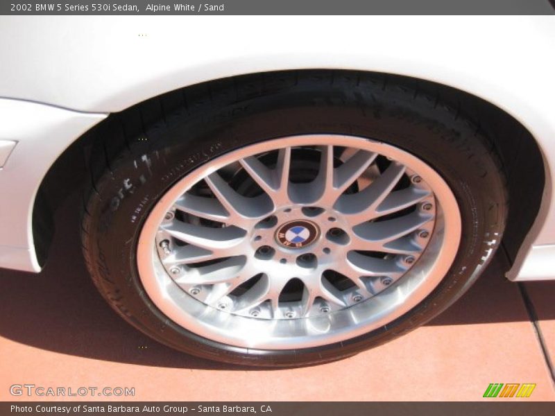 Alpine White / Sand 2002 BMW 5 Series 530i Sedan