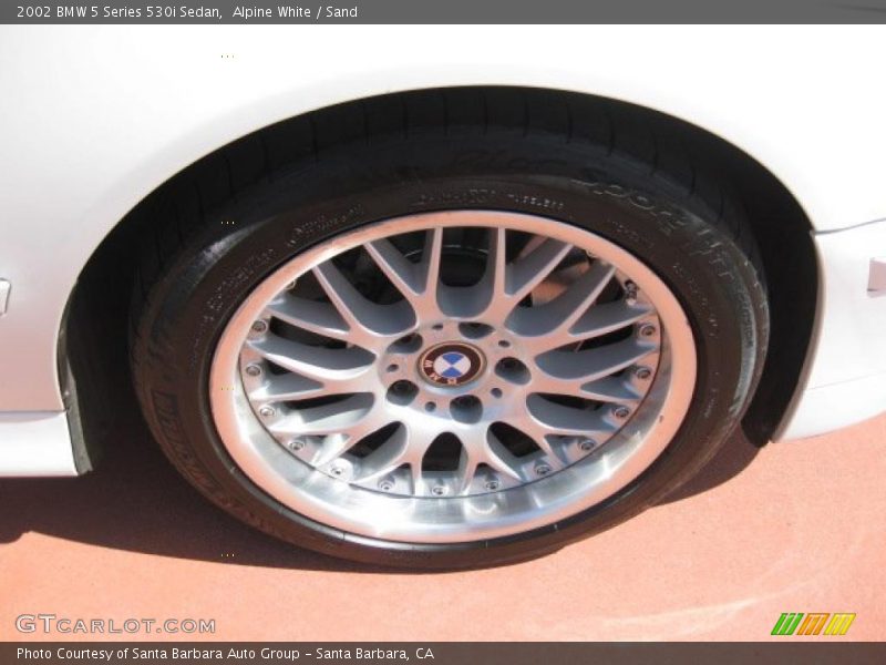 Alpine White / Sand 2002 BMW 5 Series 530i Sedan