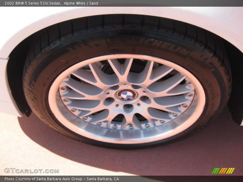 Alpine White / Sand 2002 BMW 5 Series 530i Sedan