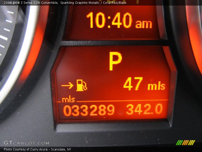 Sparkling Graphite Metallic / Coral Red/Black 2008 BMW 3 Series 328i Convertible