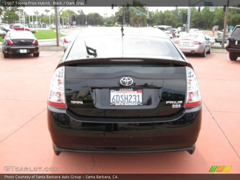 Black / Dark Gray 2007 Toyota Prius Hybrid