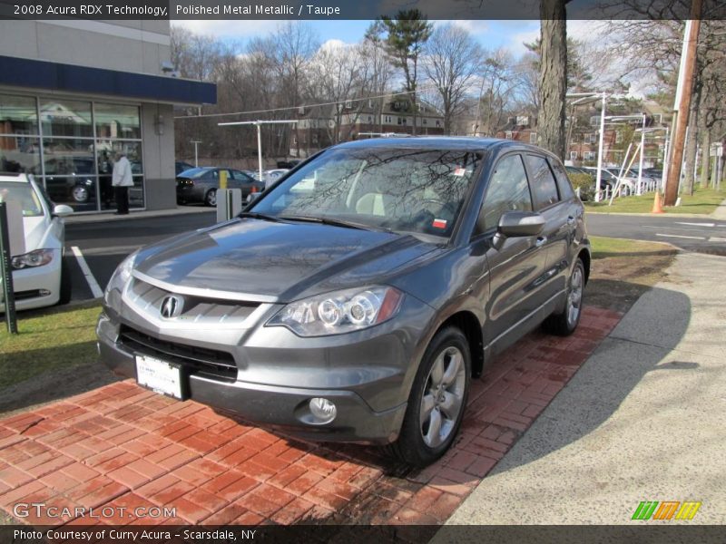 Polished Metal Metallic / Taupe 2008 Acura RDX Technology