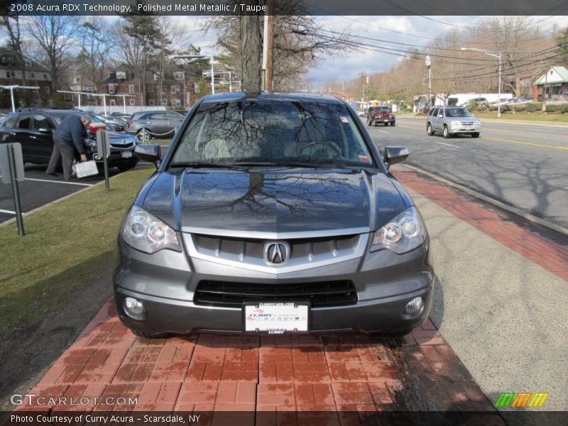 Polished Metal Metallic / Taupe 2008 Acura RDX Technology