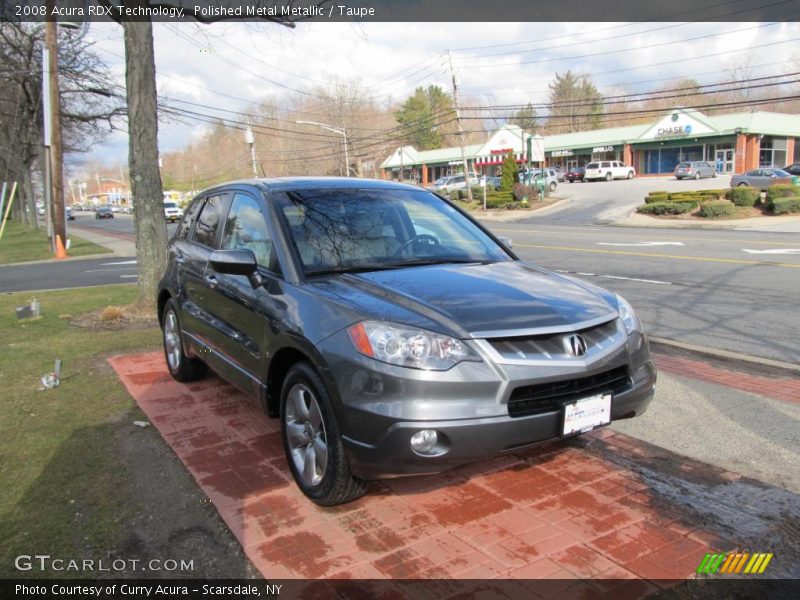 Polished Metal Metallic / Taupe 2008 Acura RDX Technology