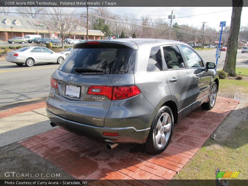 Polished Metal Metallic / Taupe 2008 Acura RDX Technology
