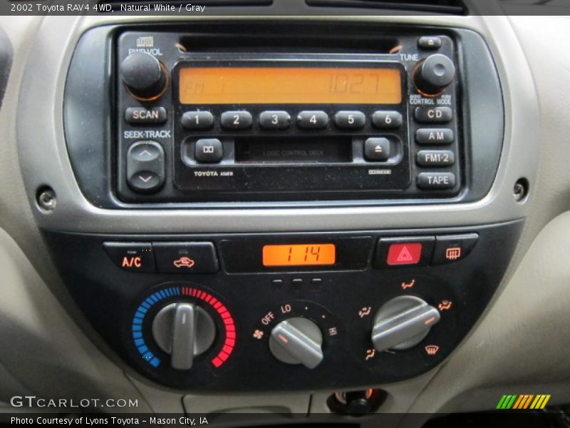 Natural White / Gray 2002 Toyota RAV4 4WD