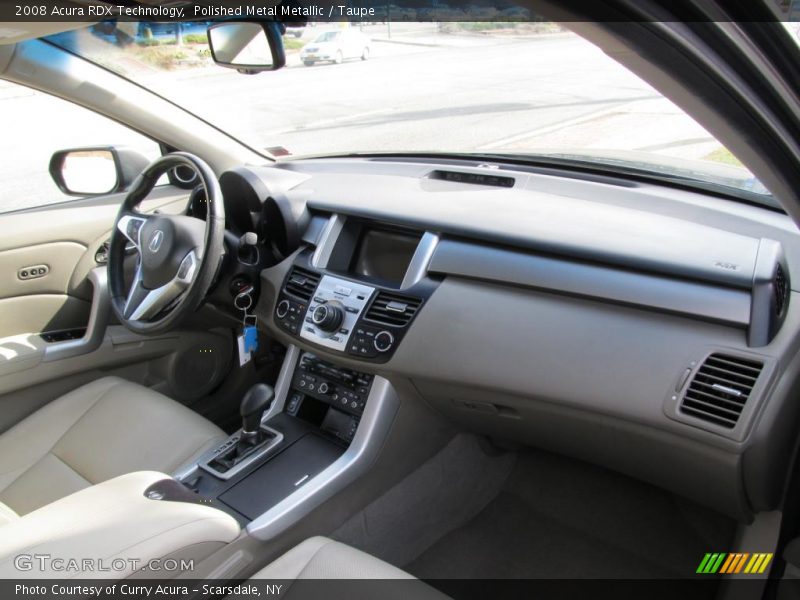 Polished Metal Metallic / Taupe 2008 Acura RDX Technology