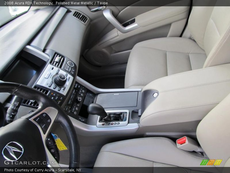 Polished Metal Metallic / Taupe 2008 Acura RDX Technology