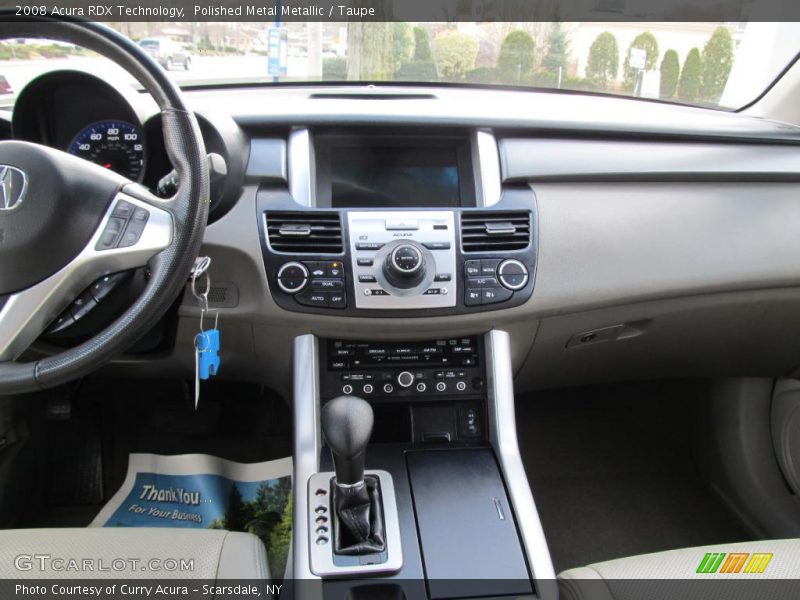 Polished Metal Metallic / Taupe 2008 Acura RDX Technology
