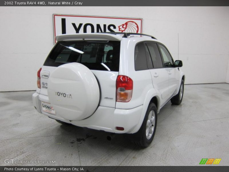 Natural White / Gray 2002 Toyota RAV4 4WD