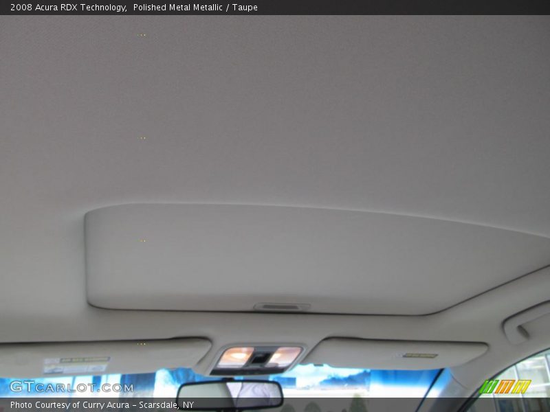Polished Metal Metallic / Taupe 2008 Acura RDX Technology