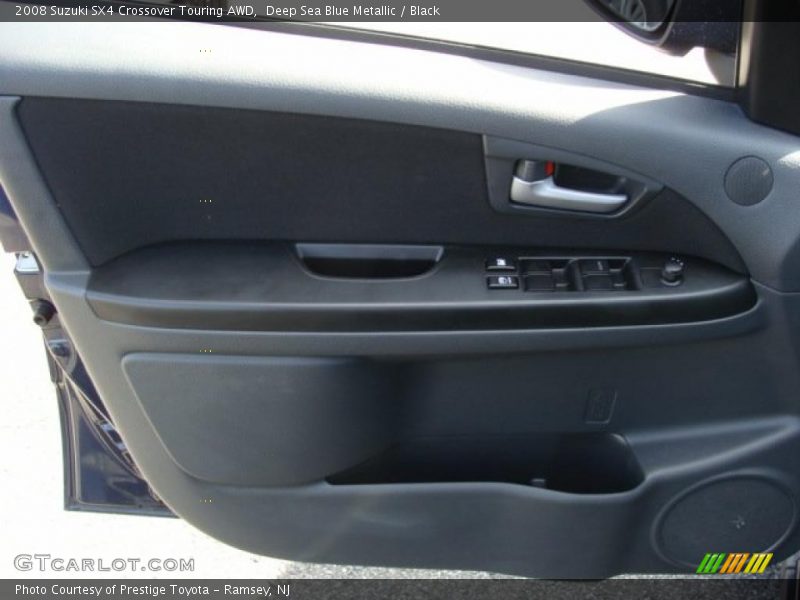 Deep Sea Blue Metallic / Black 2008 Suzuki SX4 Crossover Touring AWD
