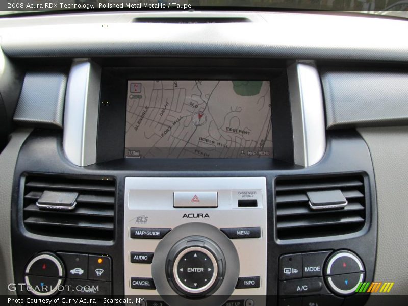 Polished Metal Metallic / Taupe 2008 Acura RDX Technology