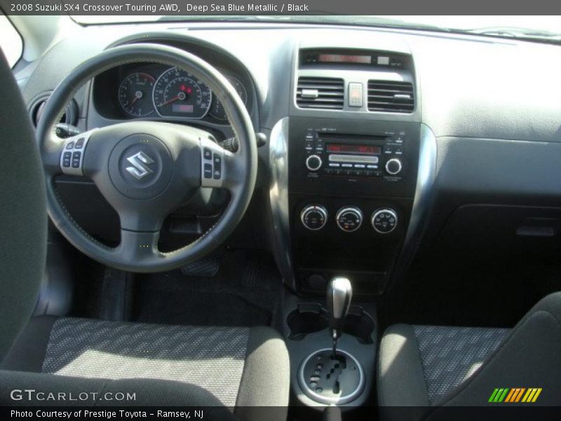 Deep Sea Blue Metallic / Black 2008 Suzuki SX4 Crossover Touring AWD