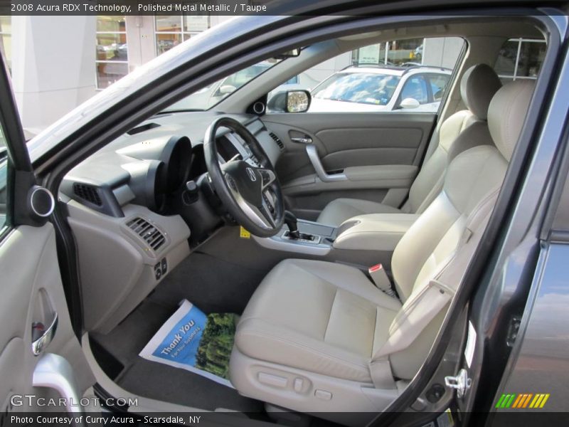 Polished Metal Metallic / Taupe 2008 Acura RDX Technology
