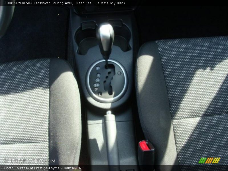 Deep Sea Blue Metallic / Black 2008 Suzuki SX4 Crossover Touring AWD