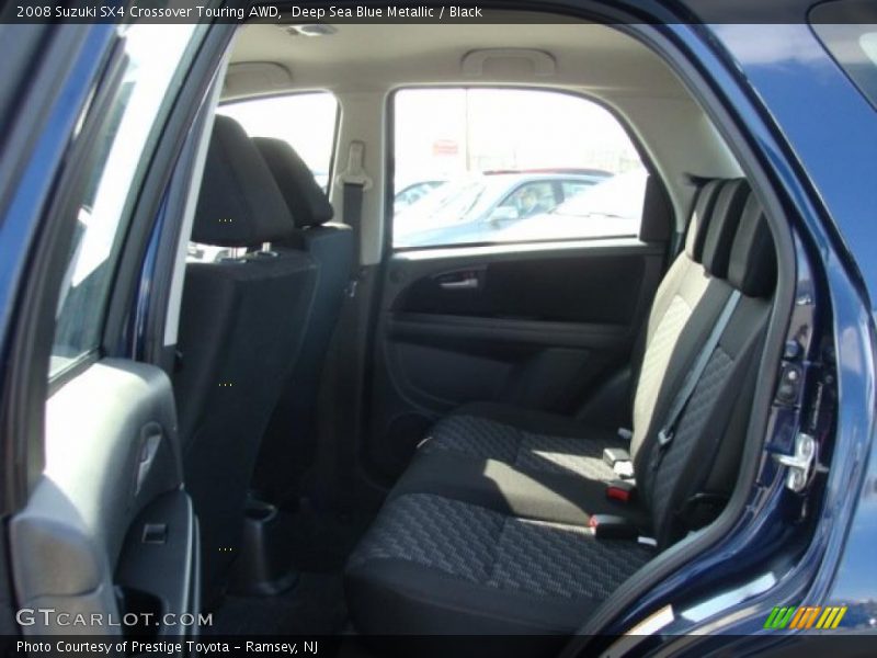 Deep Sea Blue Metallic / Black 2008 Suzuki SX4 Crossover Touring AWD