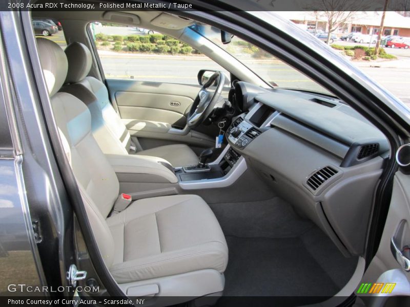 Polished Metal Metallic / Taupe 2008 Acura RDX Technology