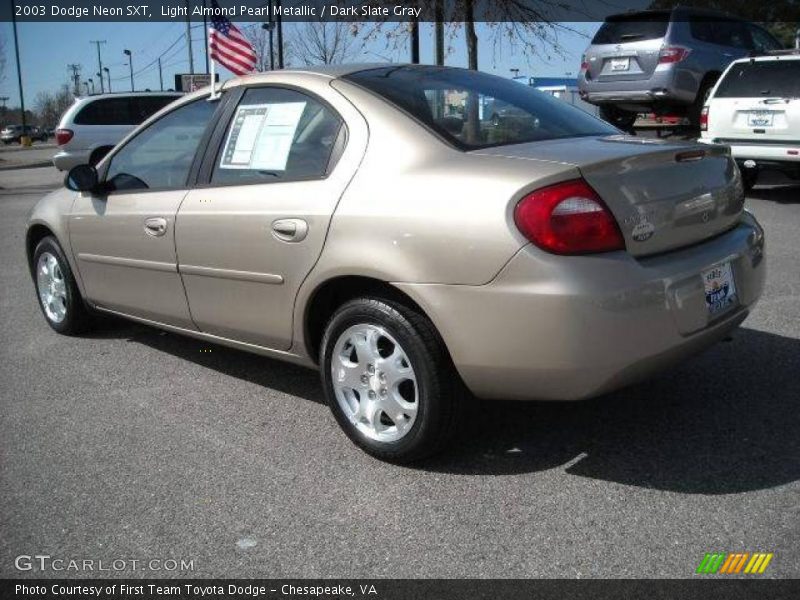 Light Almond Pearl Metallic / Dark Slate Gray 2003 Dodge Neon SXT