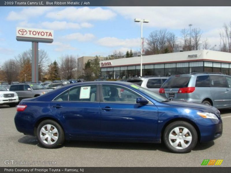 Blue Ribbon Metallic / Ash 2009 Toyota Camry LE