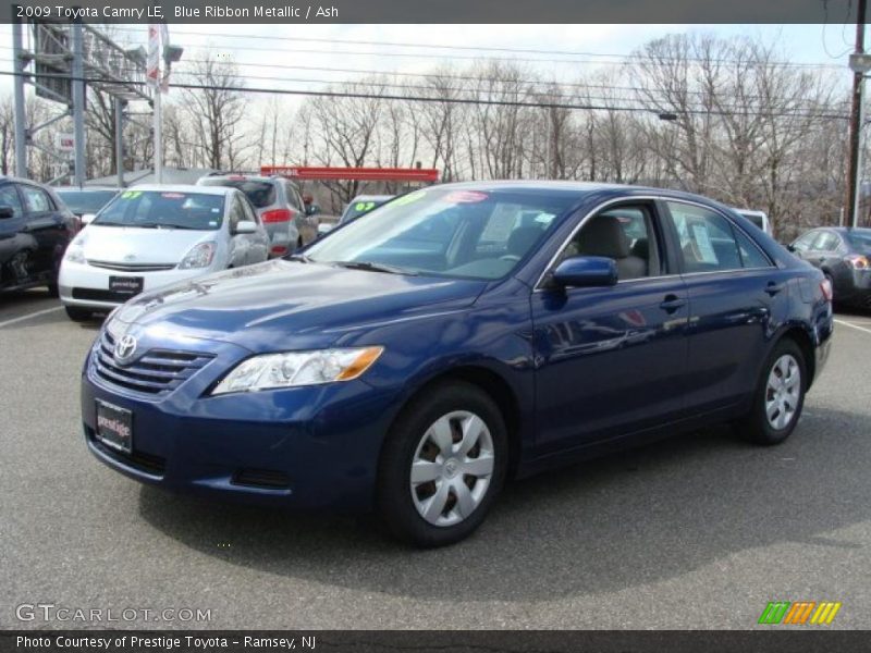 Blue Ribbon Metallic / Ash 2009 Toyota Camry LE