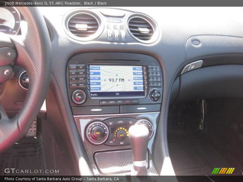 Controls of 2008 SL 55 AMG Roadster