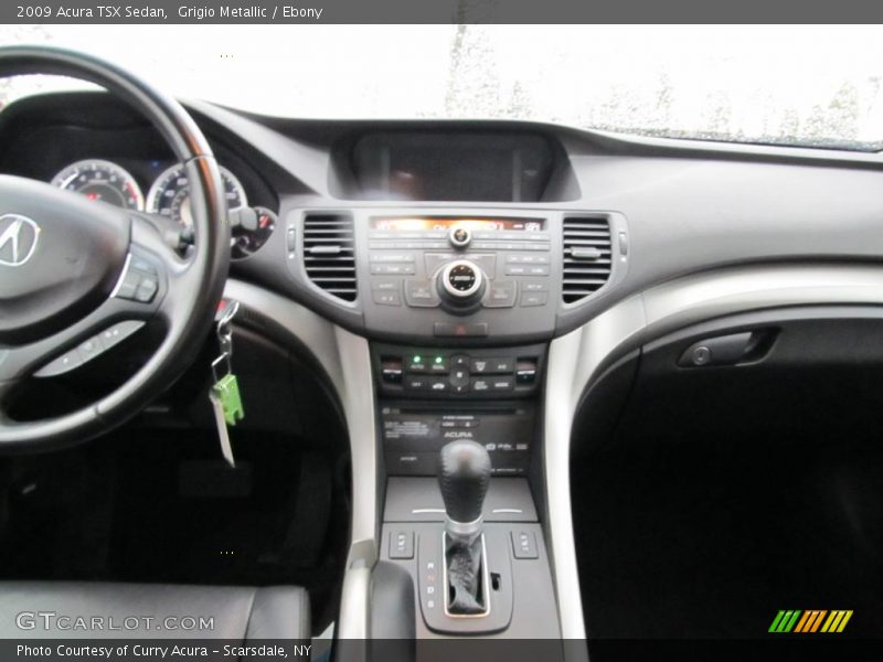 Grigio Metallic / Ebony 2009 Acura TSX Sedan
